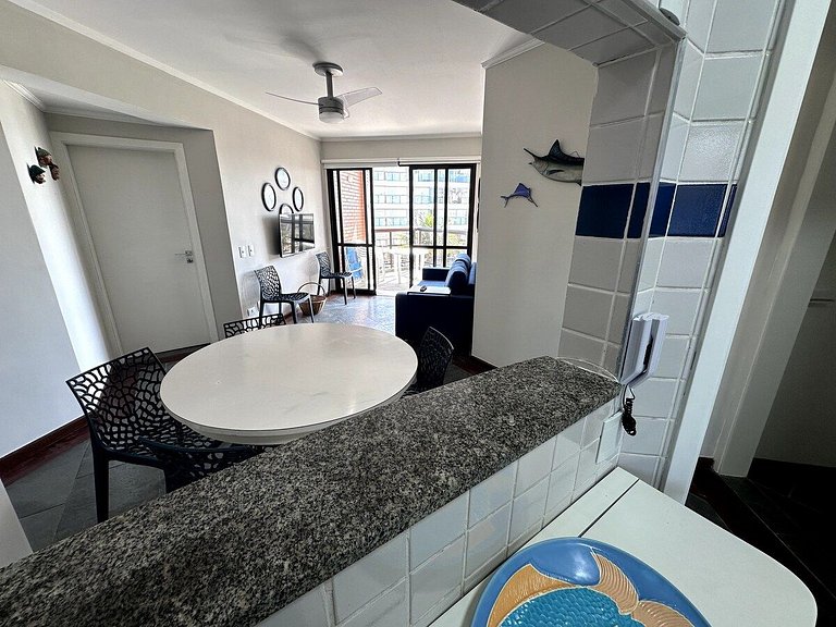 Apartamento pé na areia em Riviera de São Lourenço