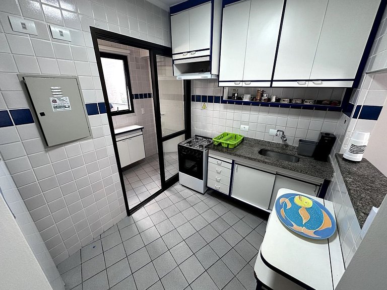 Apartamento pé na areia em Riviera de São Lourenço