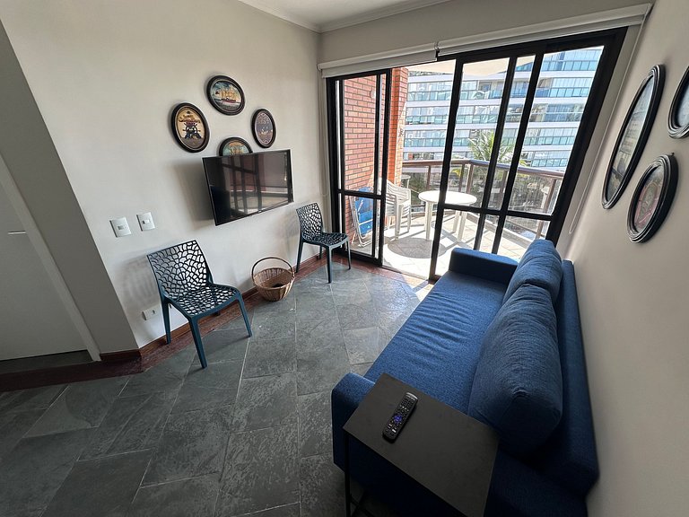 Apartamento justo en la arena en Riviera de São Lourenço