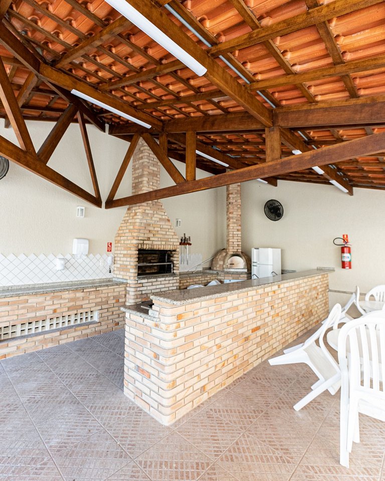 Apartamento pé na areia em Riviera de São Lourenço