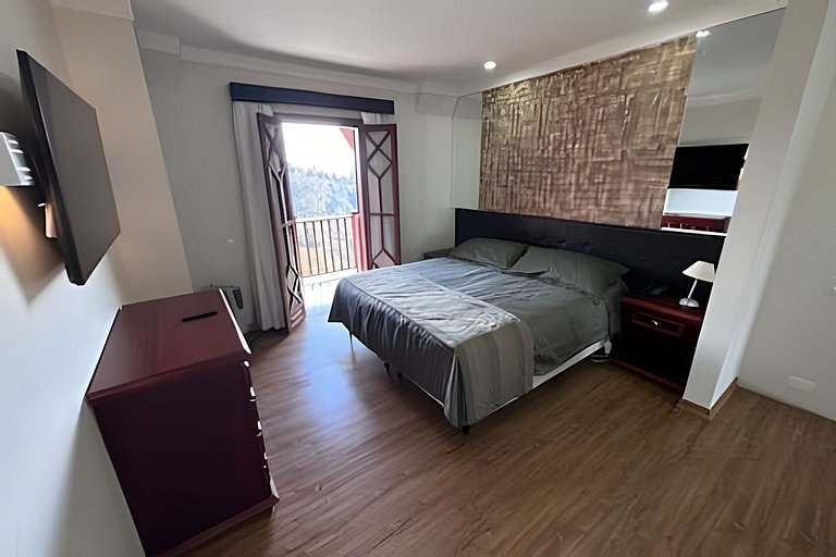 Duplex com vista para pôr do sol