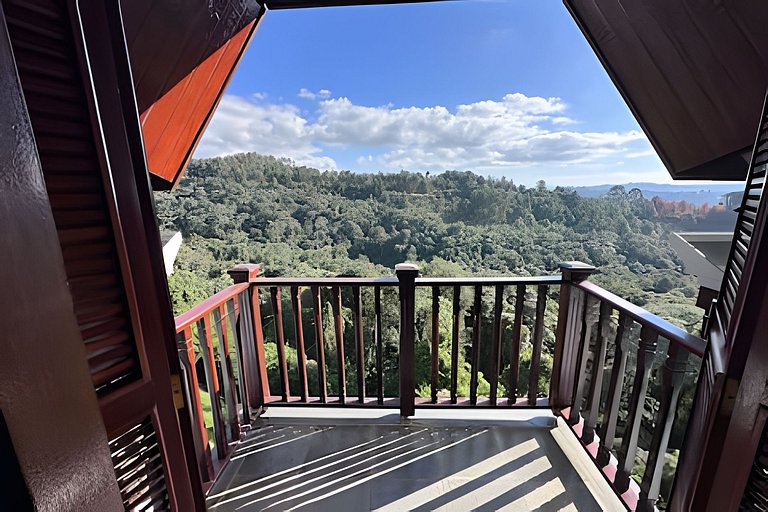 Duplex com vista para pôr do sol