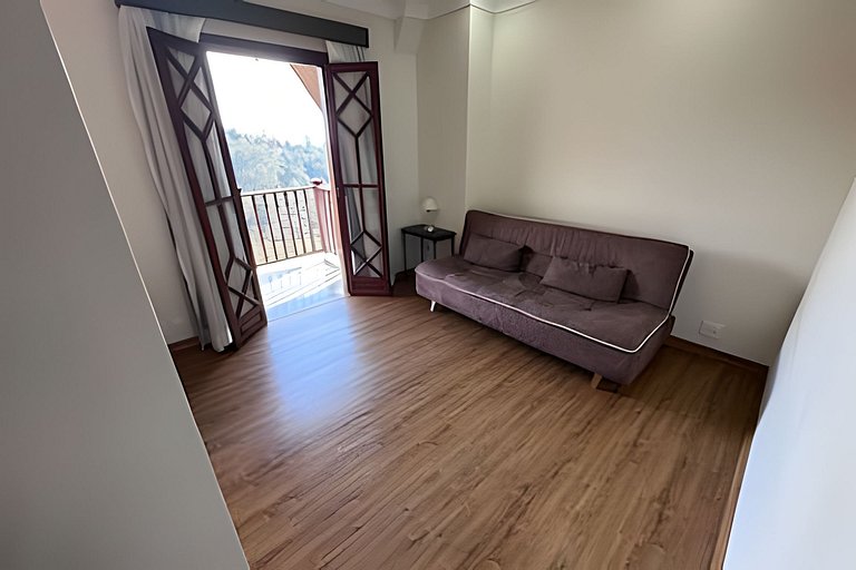 Duplex com vista para pôr do sol