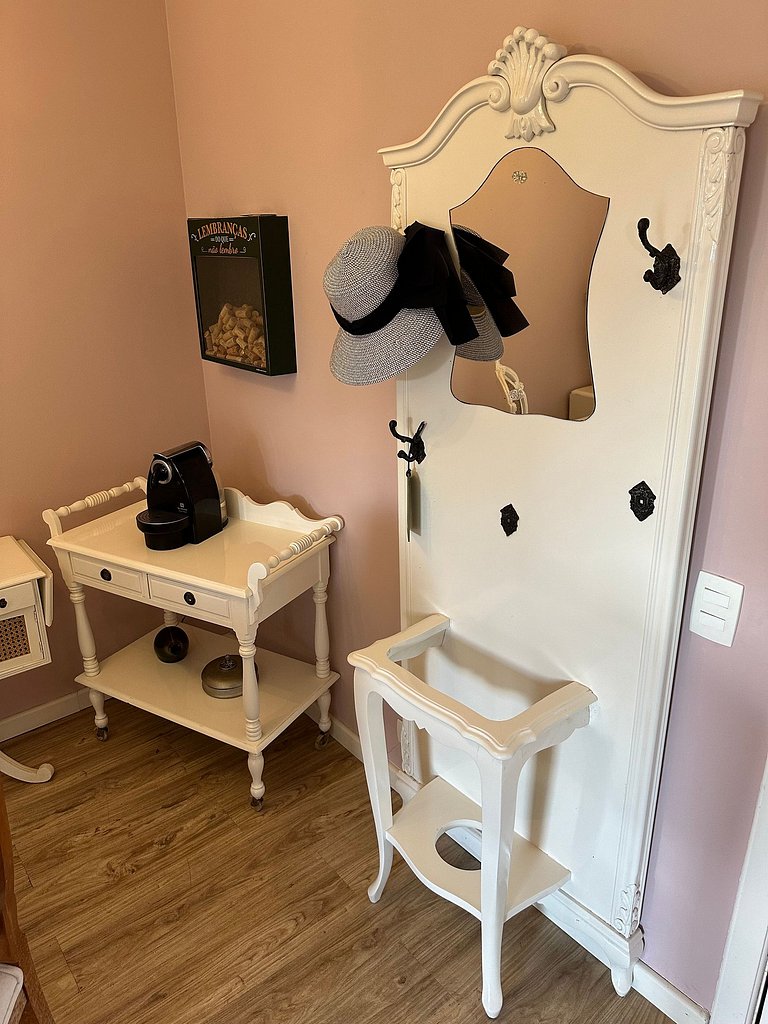 Apartamento Rosa en Castelo para Familia