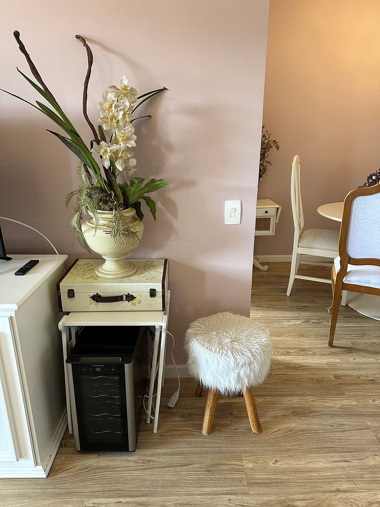 Apartamento Rosa en Castelo para Familia