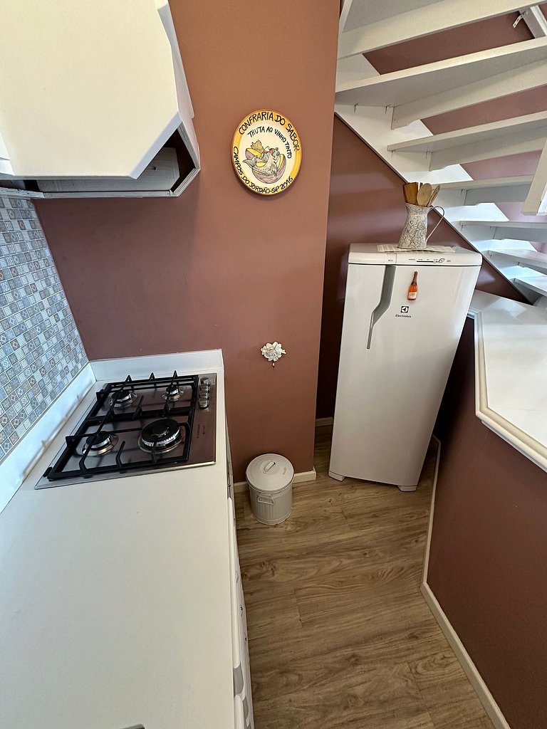 Apartamento Rosa en Castelo para Familia