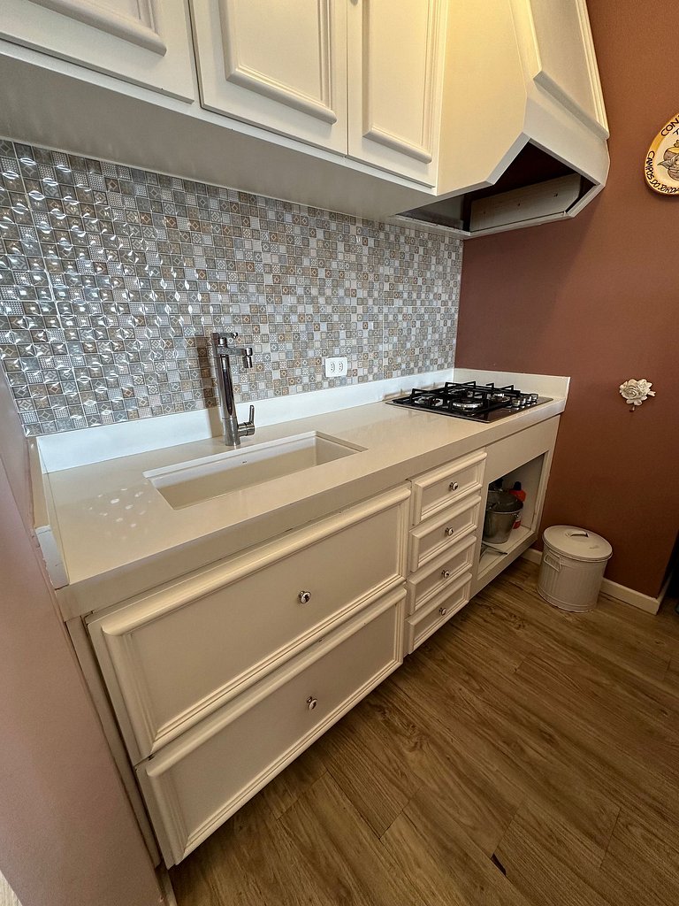 Apartamento Rosa en Castelo para Familia