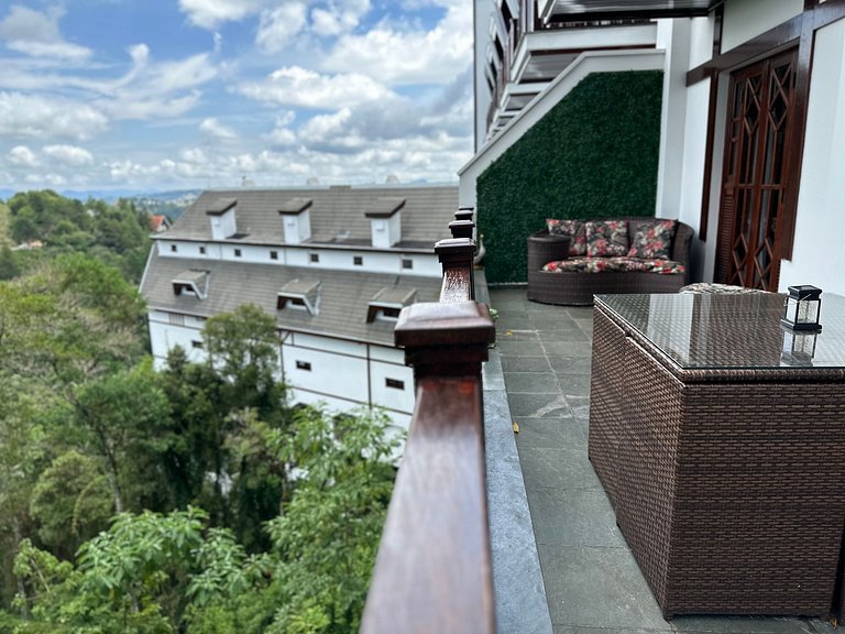 Flat com Lareira e Banheira | Home Green Home - Campos