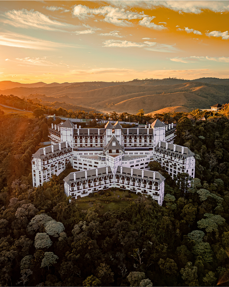 Apartamento com lareira y vista al atardecer