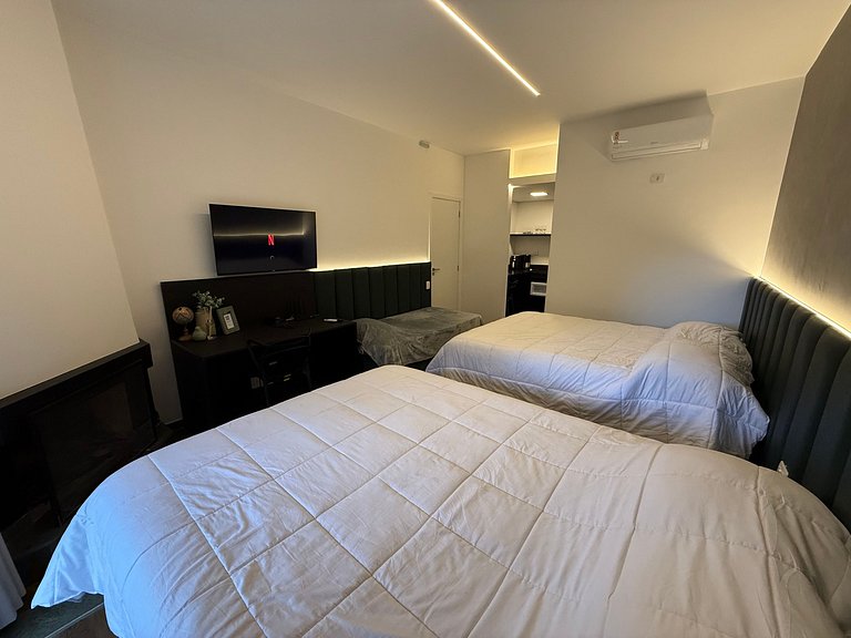 Flat Acolhedor para 5 Pessoas em Campos do Jordão