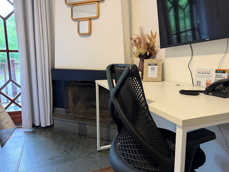 Suite com Ar-condicionado Quente e Frio