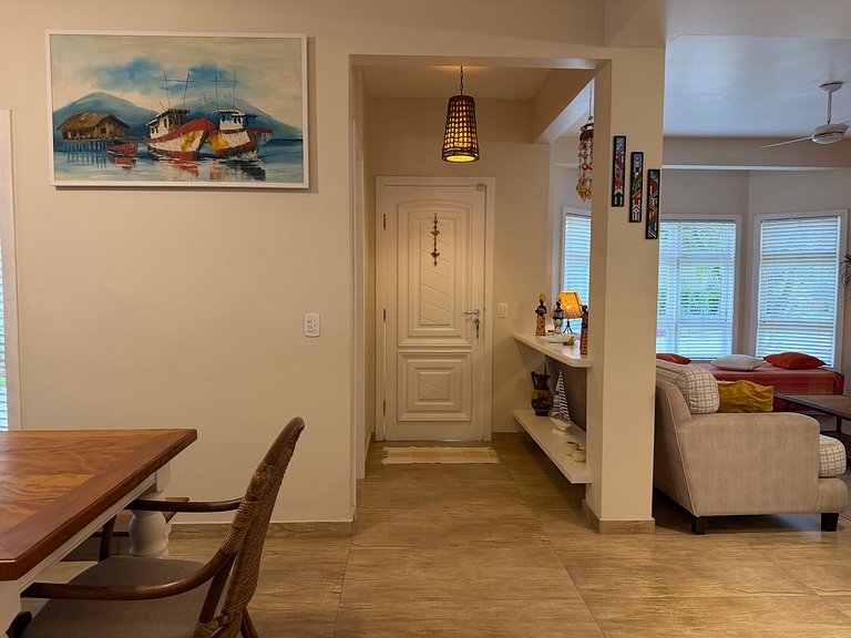 Casa completa em Juquehy com Serviço de praia