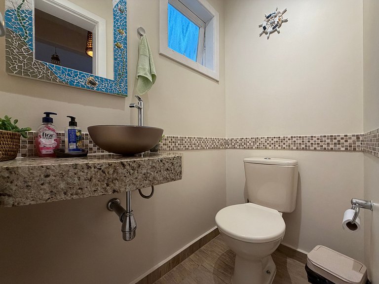 Casa completa em Juquehy com Serviço de praia