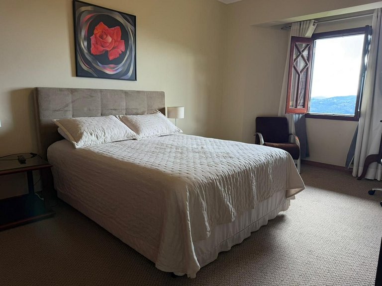 Flat with Fireplace and Sunset View