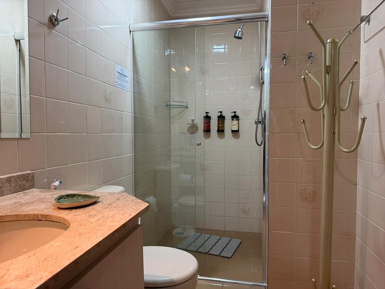 Apartamento com lareira y vista al atardecer