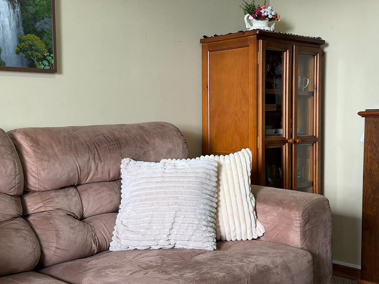 Flat with Fireplace and Sunset View