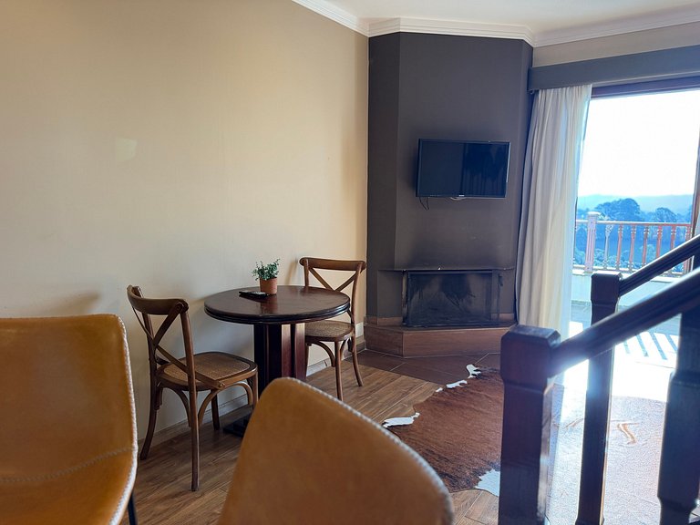 Refúgio duplex charmoso com vista