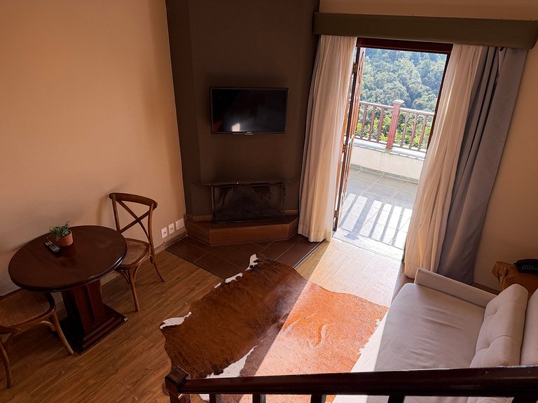 Refúgio duplex charmoso com vista