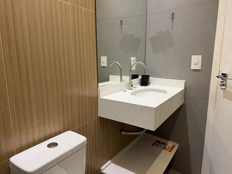 Apartamento justo en la arena en Riviera de São Lourenço