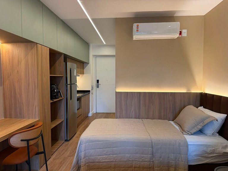 Estudio p 3 personas Vila Madalena • Pet Friendly
