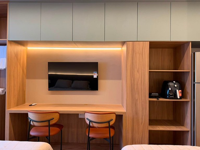 Estudio p 3 personas Vila Madalena • Pet Friendly