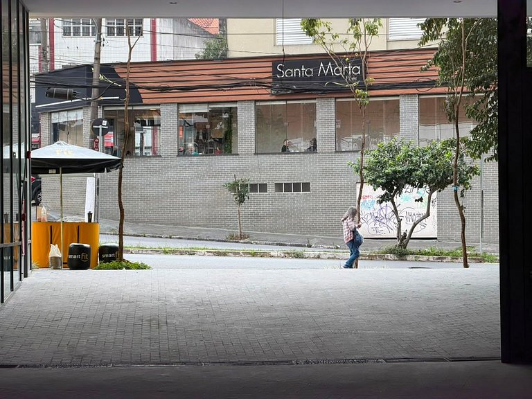 Studio 100m from Vila Madalena Metro