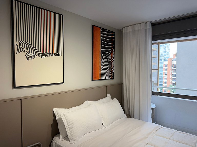 Studio p/ 4 • Vila Madalena • Ar + Cozinha
