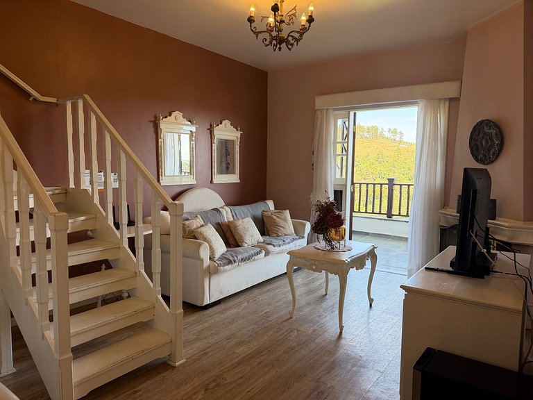 Apartamento Rosa en Castelo para Familia