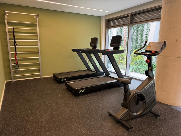 Studio na Vila Madalena • Cama Queen + Ar-cond